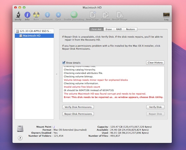 start up disc utility disc for mac book air