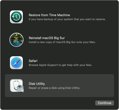 start up disc utility disc for mac book air